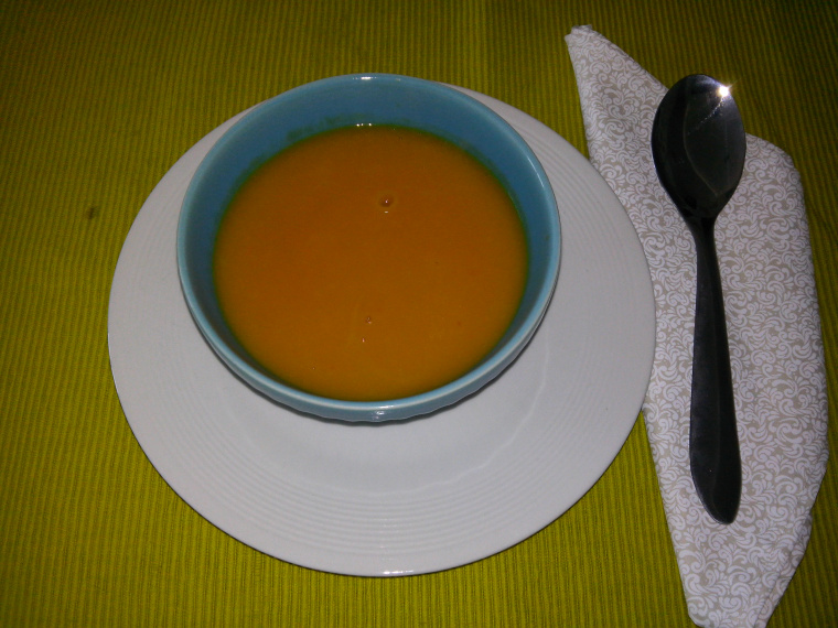 Disfagia e Inverno 3 – Sopa de Cenoura, Gengibre e Melwwwwwww