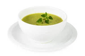Para refrescar Sopa Fria de Ervilha com Hortelã #porumpastosomelhor